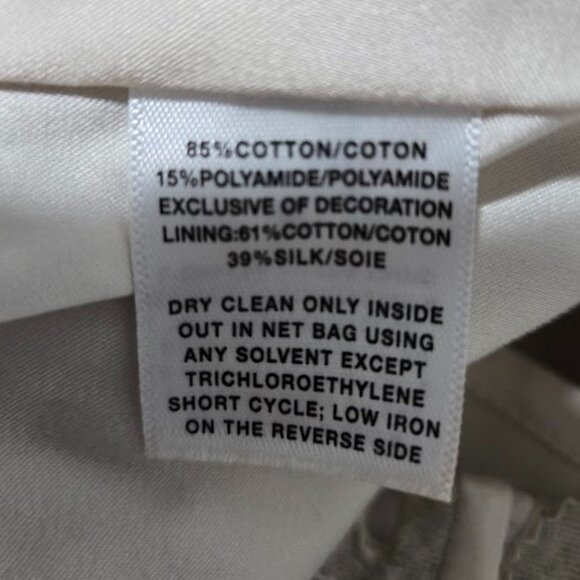 LAFAYETTE 148 NEW YORK  essie sheath lace mini dress sleeveless V-neck Sz 6 - Picture 9 of 9